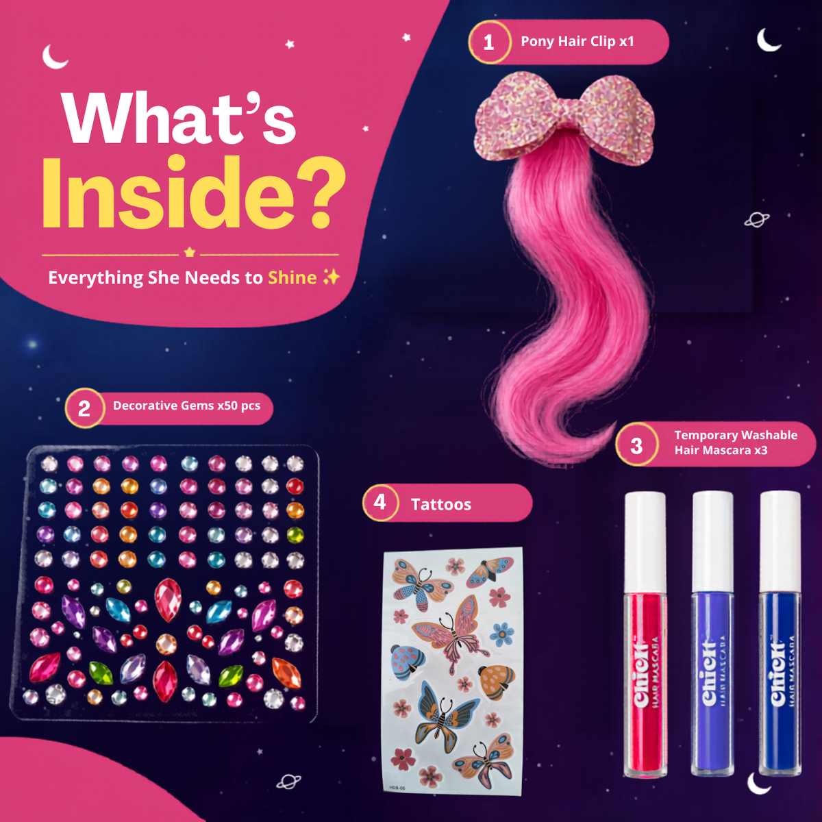 Starlet Hair Studio Kit - Blue