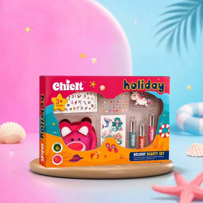 Holiday Beauty Set —  Bear Pouch