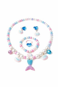 Mermaid pearl dream neckless set
