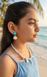 Mermaid pearl dream neckless set