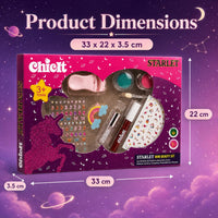 ChicIt Starlet Mini Beauty Kit | Vanilla Lip Gloss and Maroon Hair Mascara