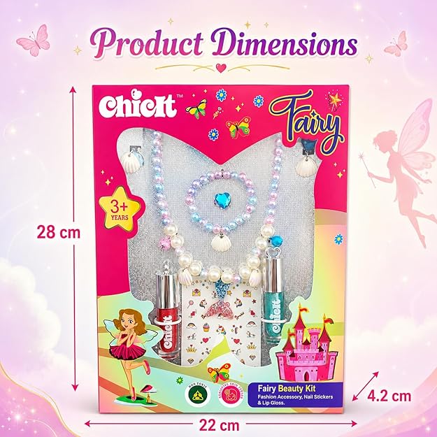 Chicit Fairy Beauty Set | Gloss Fragnance - Cherry & Green Apple