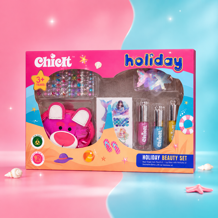 Holiday Beauty Set —  Bear Pouch