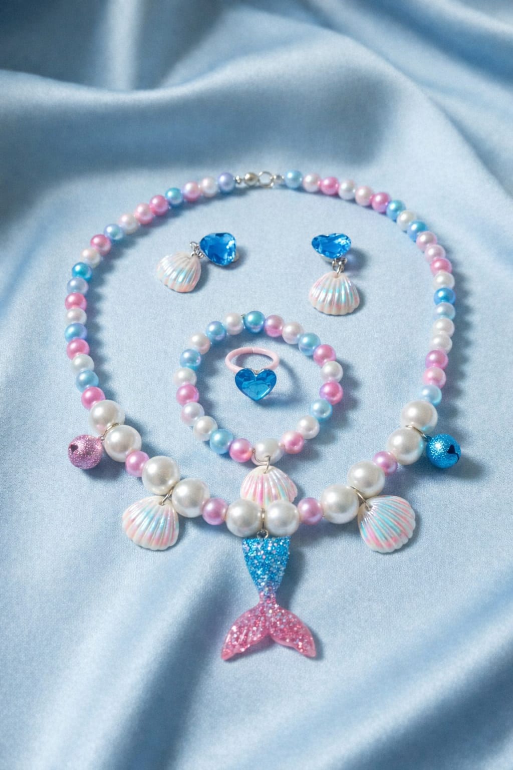 Mermaid pearl dream neckless set