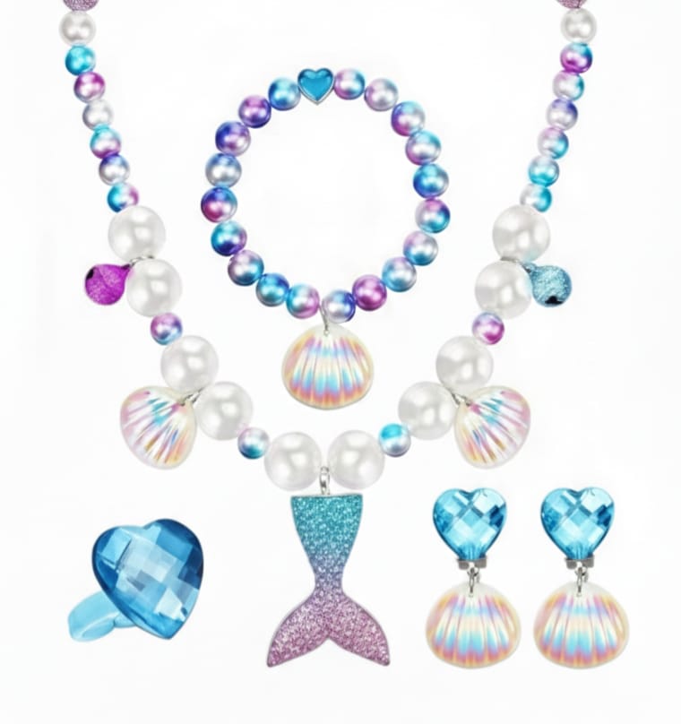 Mermaid pearl dream neckless set