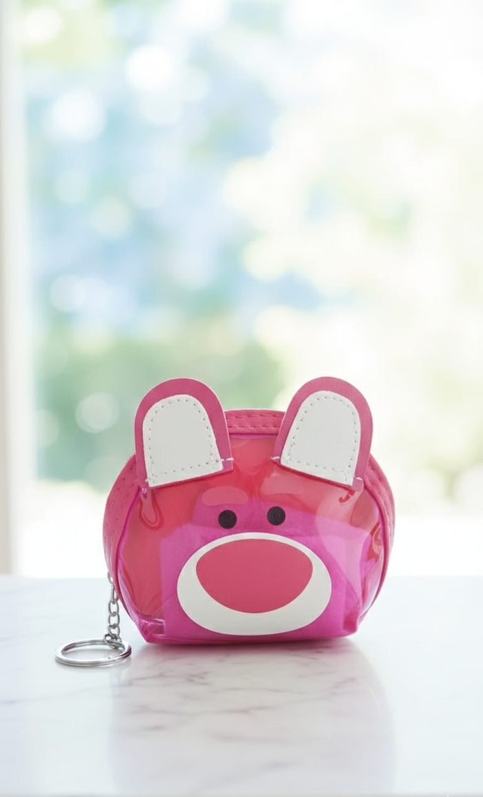 bear shaped mini coin pouch