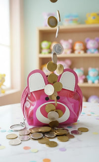 bear shaped mini coin pouch