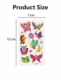 Body Tattoo Stickers (BUTTERFLY)Waterproof