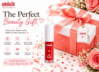 Chicit Lip Gloss for Women & Girls,Teens | Hydrating, Non-Sticky & High Shine Lip Gloss | Moisturizing Formula with Vitamin E | Long-Lasting Glossy Finish | Pink Shade | 3ml