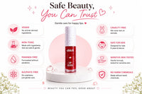 Chicit Lip Gloss for Women & Girls,Teens | Hydrating, Non-Sticky & High Shine Lip Gloss | Moisturizing Formula with Vitamin E | Long-Lasting Glossy Finish | Purple Shade | 3ml