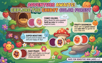 Chicit Lip & Cheek Tint Combo Pack Of 4 (8g each) | Non-Toxic Kids Makeup Set (FREE GIFT INSIDE)