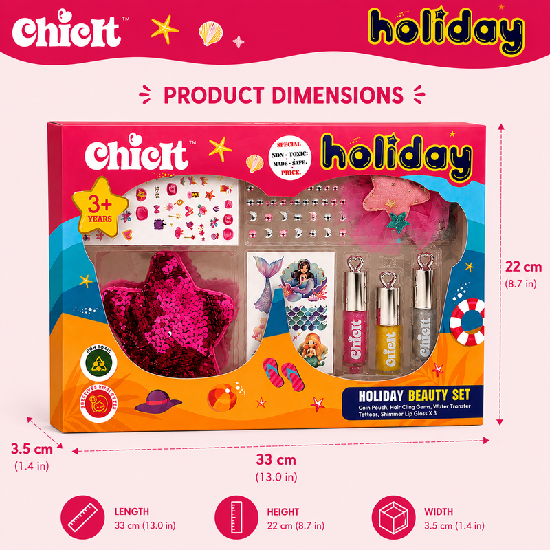Holiday Beauty Set — Star Shape Pouch